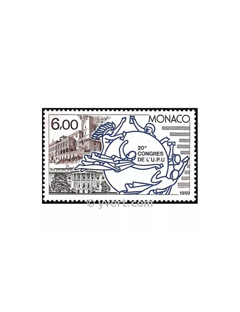 n° 1702 -  Timbre Monaco Poste