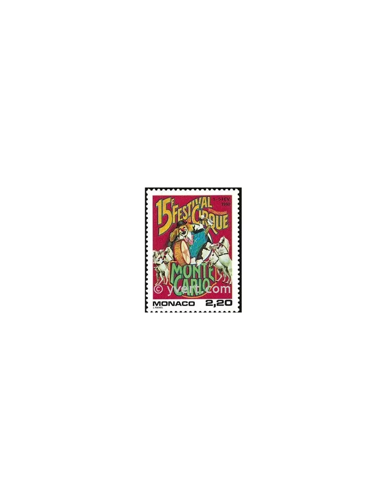 n° 1703 -  Timbre Monaco Poste