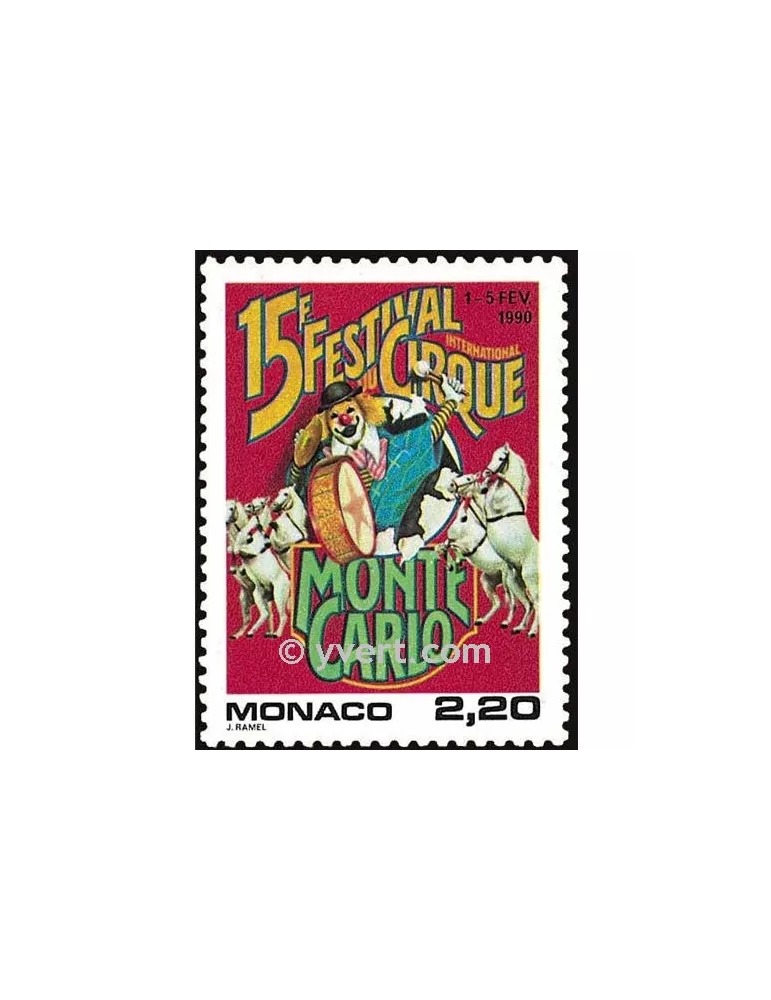 n° 1703 -  Timbre Monaco Poste
