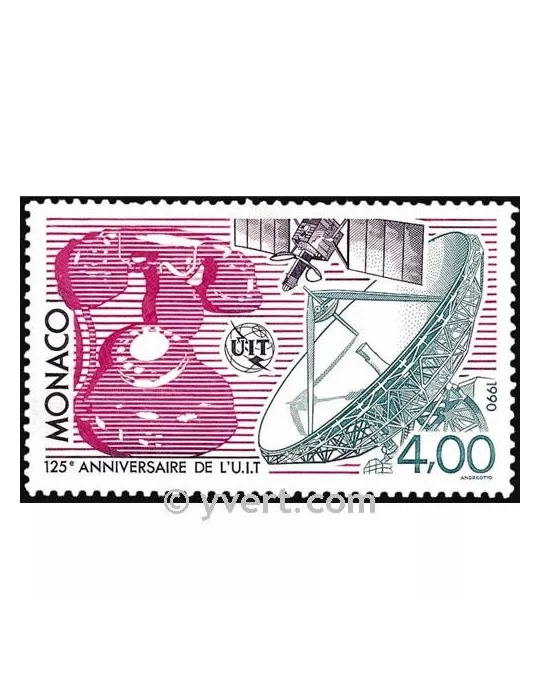 n° 1718 -  Timbre Monaco Poste