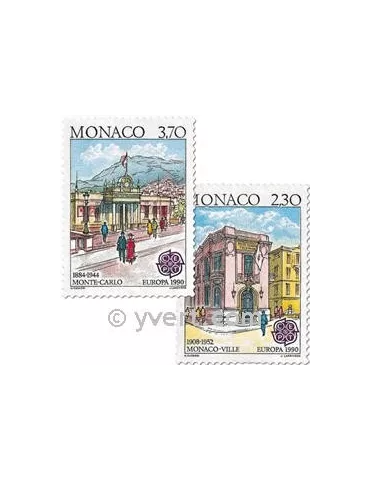 n° 1724/1725 -  Timbre Monaco Poste