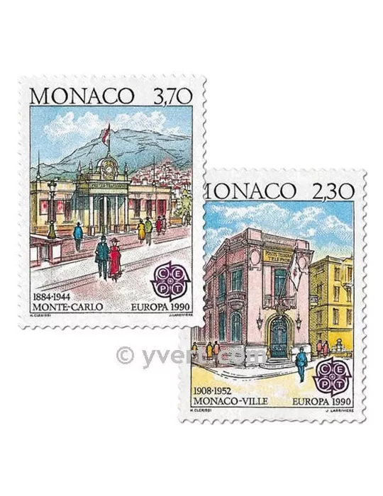 n° 1724/1725 -  Timbre Monaco Poste