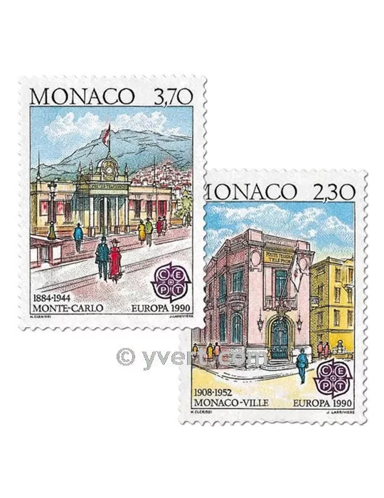 n° 1724/1725 -  Timbre Monaco Poste