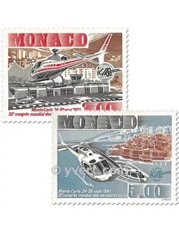 n° 1736/1737 -  Timbre Monaco Poste 2