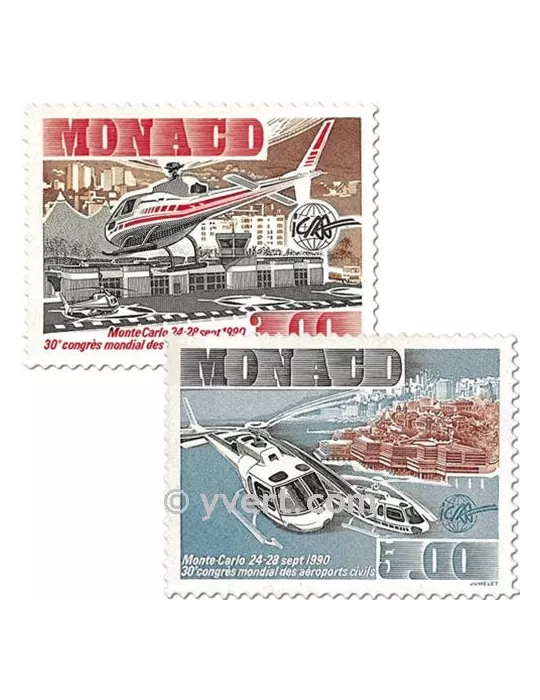 n° 1736/1737 -  Timbre Monaco Poste
