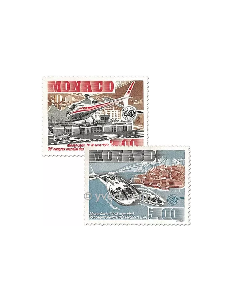 n° 1736/1737 -  Timbre Monaco Poste