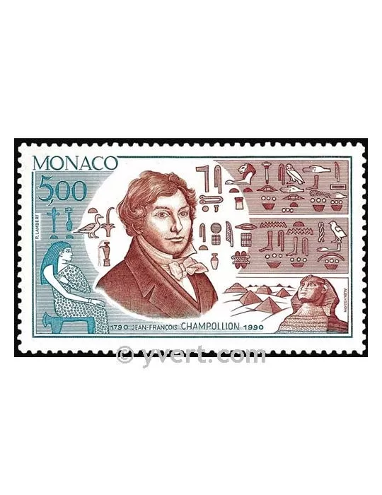 n° 1740 -  Timbre Monaco Poste
