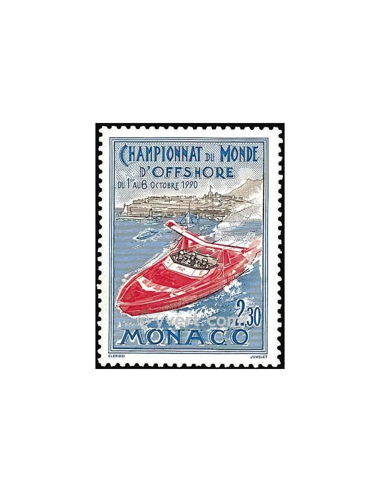 n° 1741 -  Timbre Monaco Poste