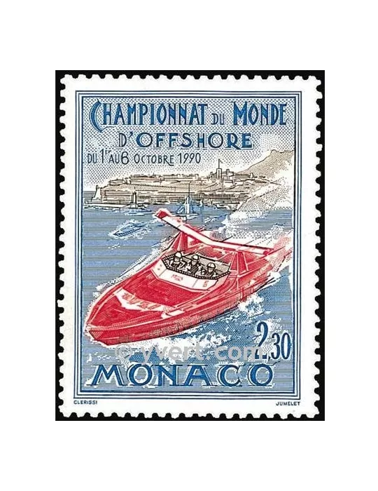 n° 1741 -  Timbre Monaco Poste