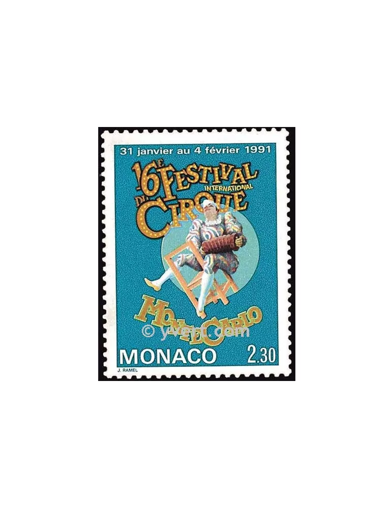 n° 1753 -  Timbre Monaco Poste