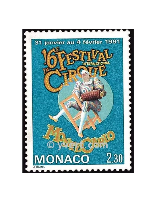 n° 1753 -  Timbre Monaco Poste