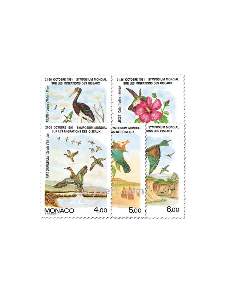 n° 1754/1758 -  Timbre Monaco Poste