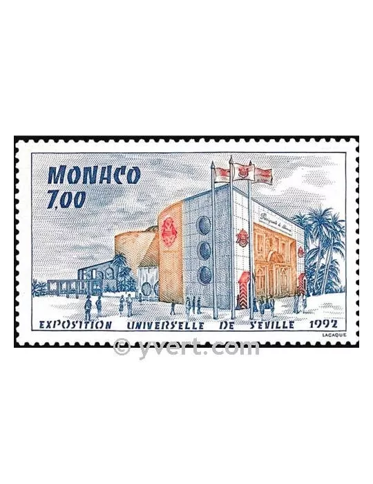 n° 1828 -  Timbre Monaco Poste
