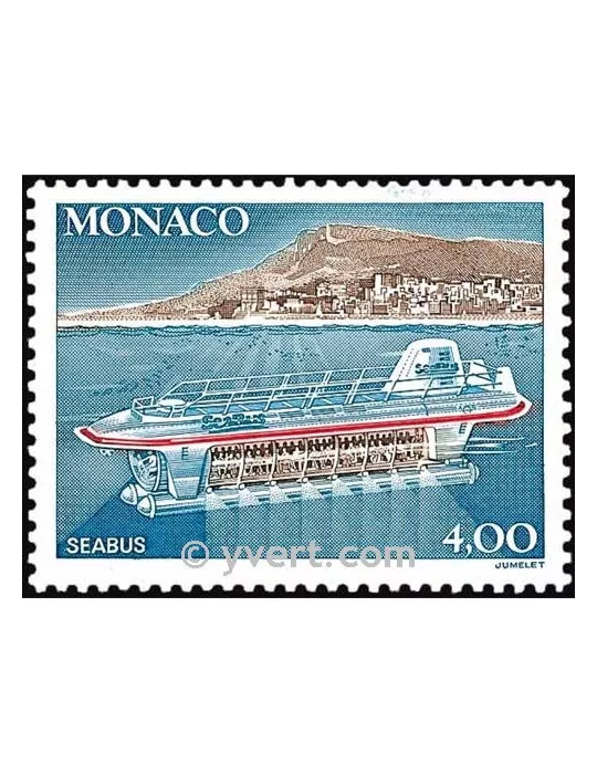 n° 1852 -  Timbre Monaco Poste
