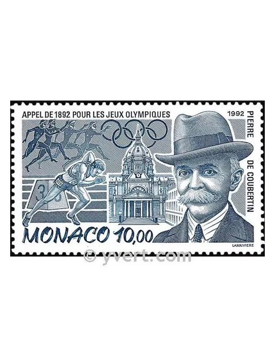 n° 1853 -  Timbre Monaco Poste