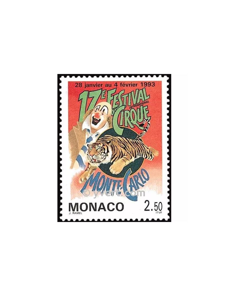 n° 1854 -  Timbre Monaco Poste