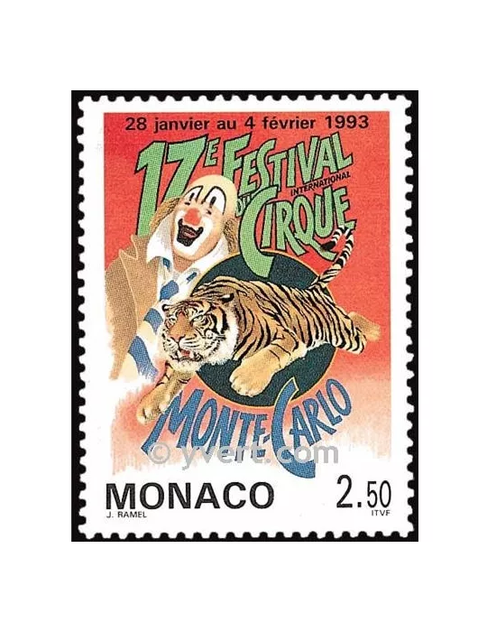 n° 1854 -  Timbre Monaco Poste