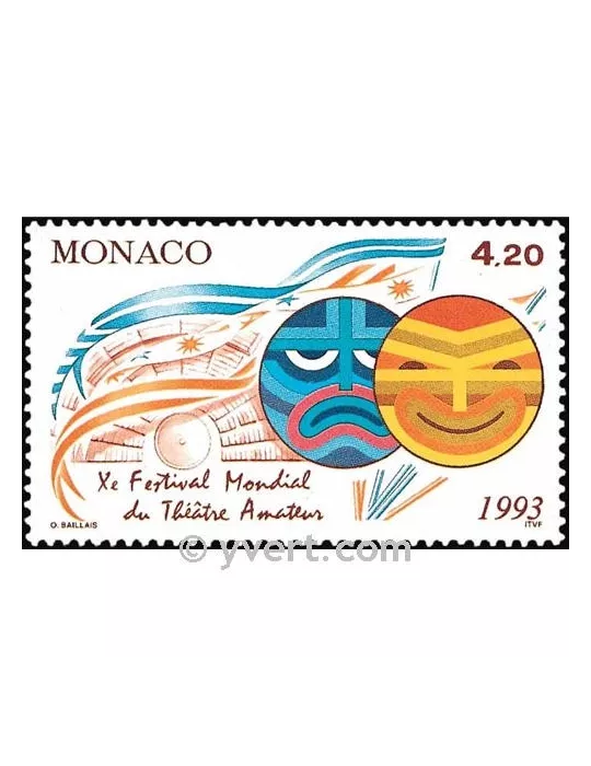 n° 1869 -  Timbre Monaco Poste