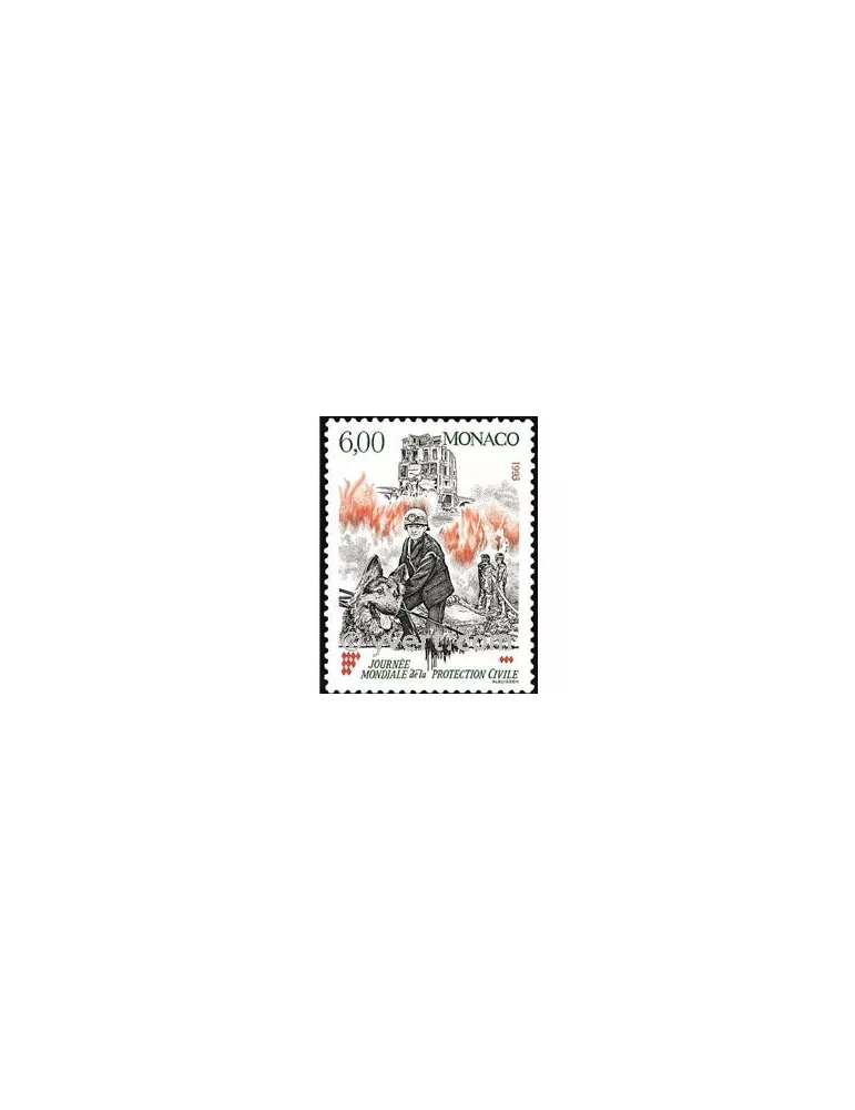 n° 1870 -  Timbre Monaco Poste