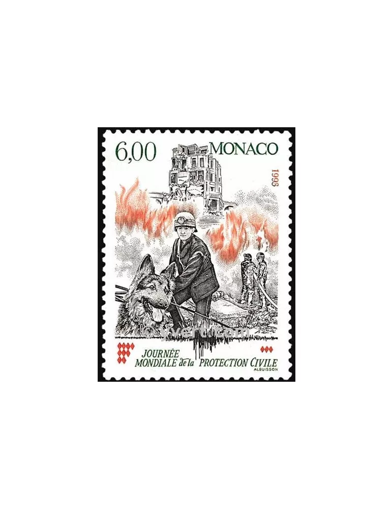 n° 1870 -  Timbre Monaco Poste