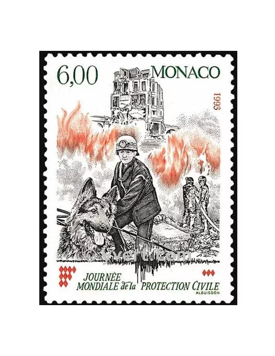 n° 1870 -  Timbre Monaco Poste