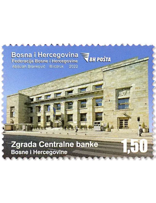 n° 878 - Timbre BOSNIE-HERZEGOVINE Poste