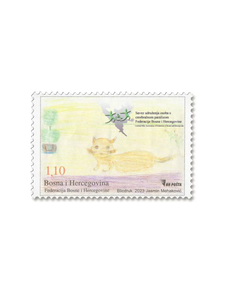 n° 897 - Timbre BOSNIE-HERZEGOVINE Poste