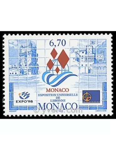 n° 2172 -  Timbre Monaco Poste 2