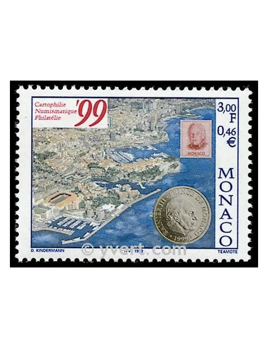 n° 2218 -  Timbre Monaco Poste