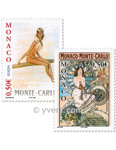 n° 2393/2394 -  Timbre Monaco Poste 2