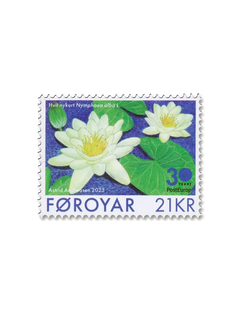 n° 1068 - Timbre ILE FEROE Poste