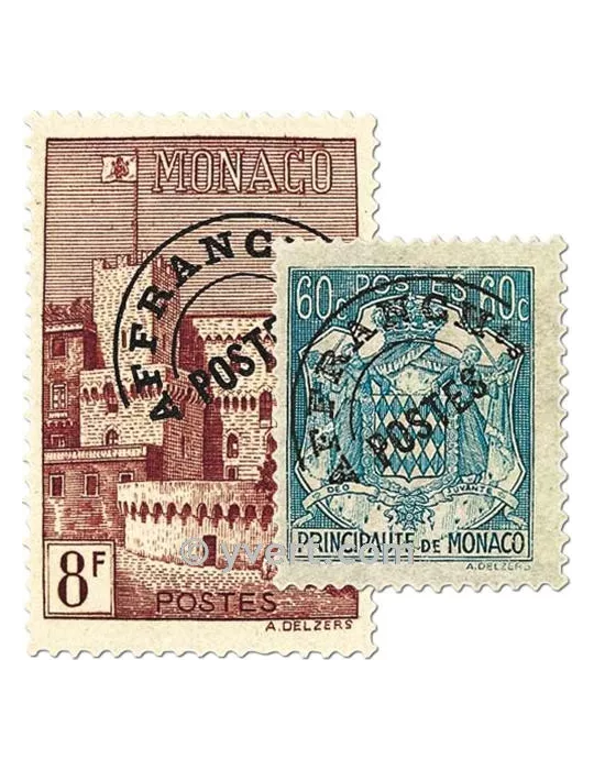 n° 1/10 -  Timbre Monaco Préoblitérés