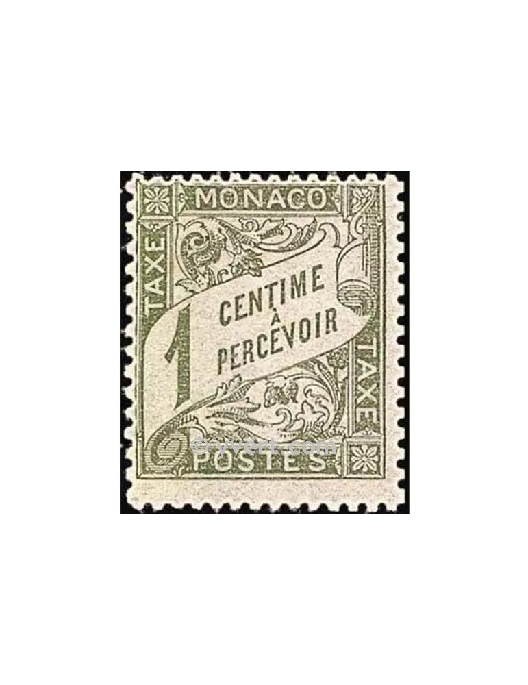 n° 1 -  Timbre Monaco Taxe