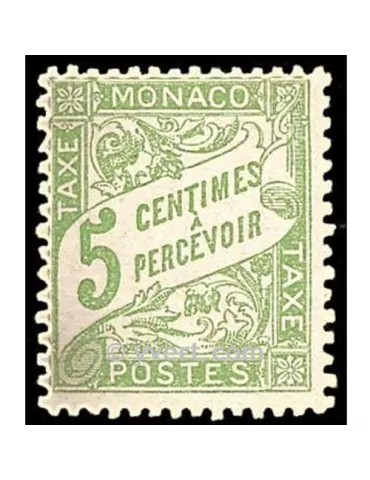 n° 2 -  Timbre Monaco Taxe 2