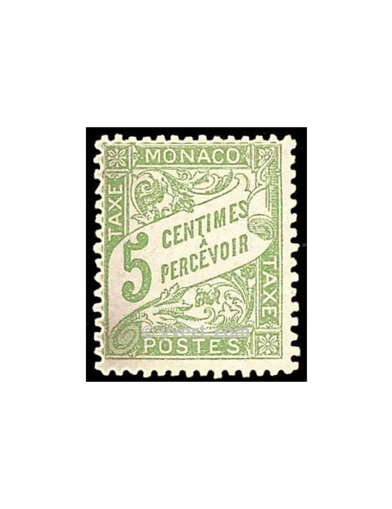 n° 2 -  Timbre Monaco Taxe