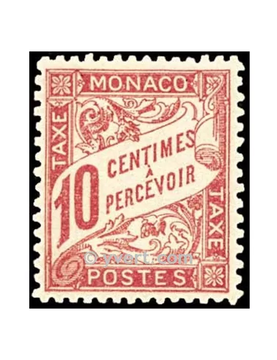 n° 3 -  Timbre Monaco Taxe