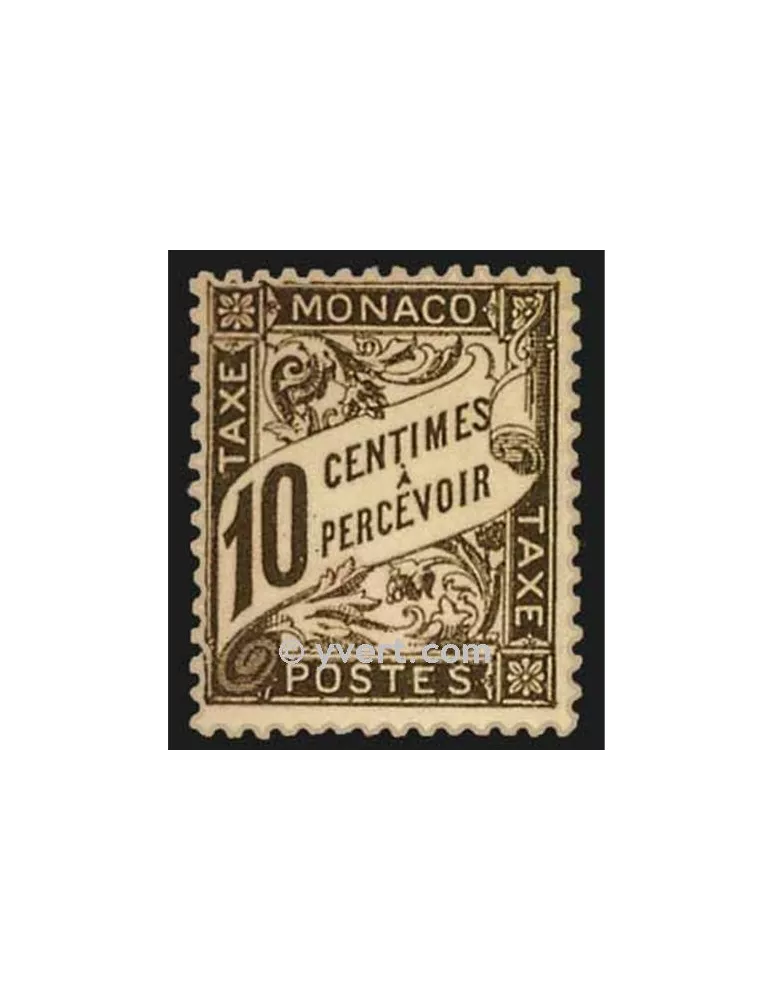 n° 4 -  Timbre Monaco Taxe