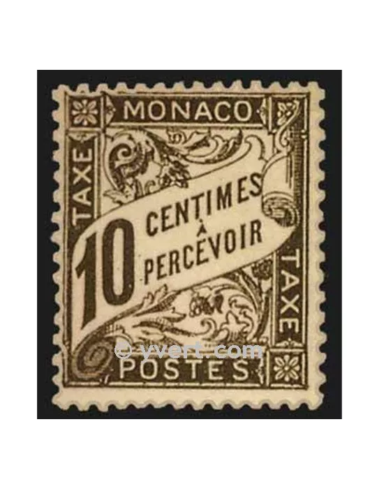 n° 4 -  Timbre Monaco Taxe