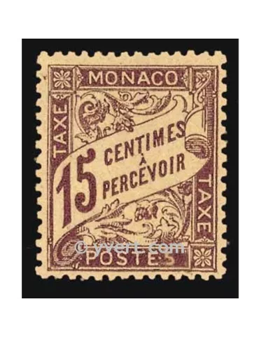 n° 5 -  Timbre Monaco Taxe 2