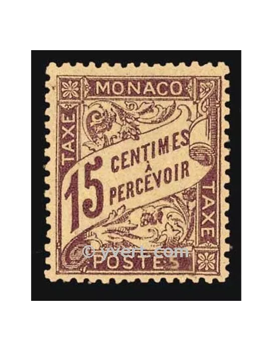 n° 5 -  Timbre Monaco Taxe