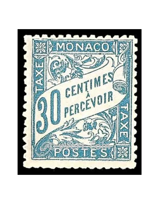 n° 6 -  Timbre Monaco Taxe