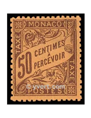 n° 7 -  Timbre Monaco Taxe 2