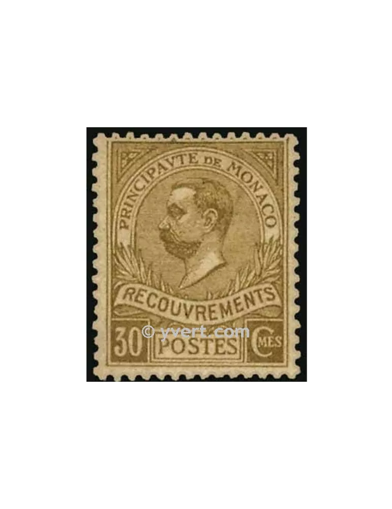 n° 10 -  Timbre Monaco Taxe