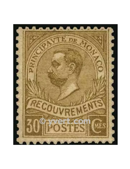 n° 10 -  Timbre Monaco Taxe