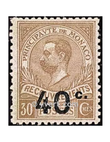 n° 12 -  Timbre Monaco Taxe 2