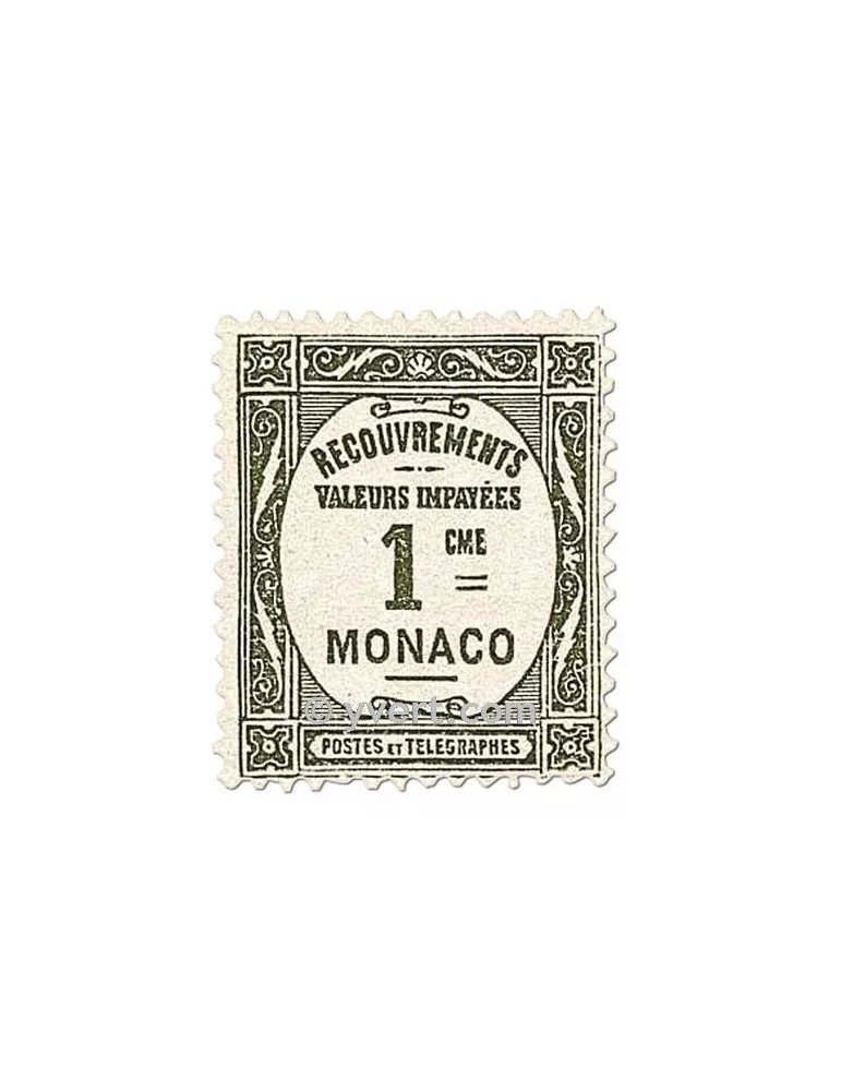 n° 13/16 -  Timbre Monaco Taxe