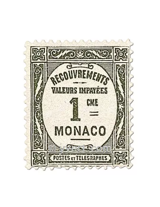 n° 13/16 -  Timbre Monaco Taxe