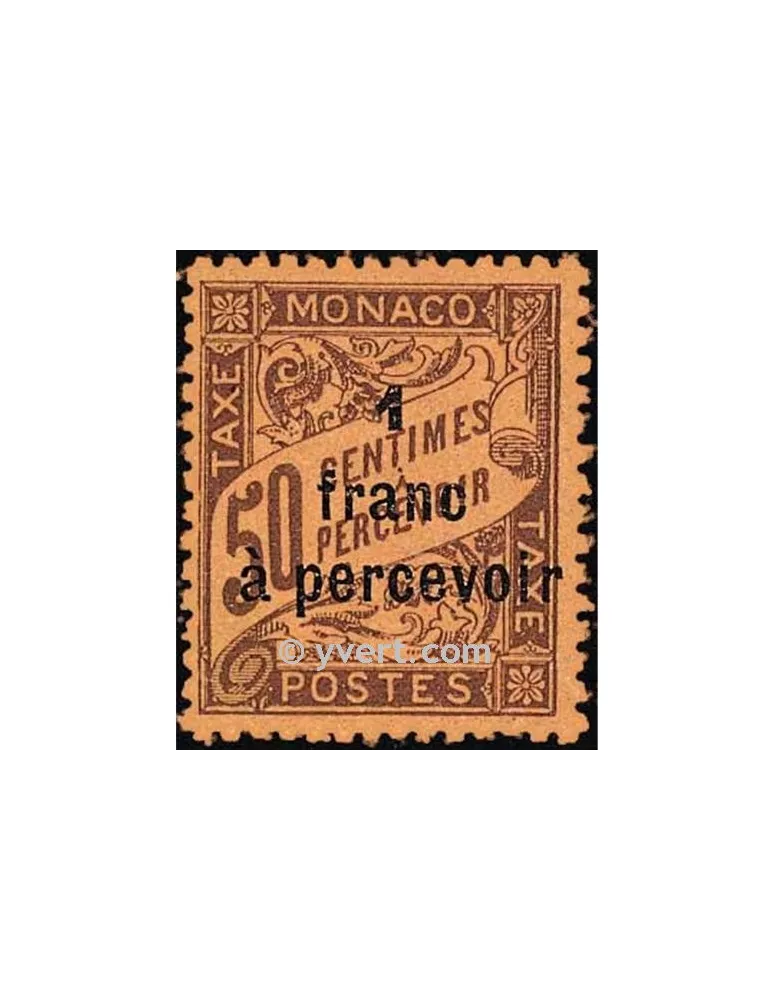 n° 17 -  Timbre Monaco Taxe