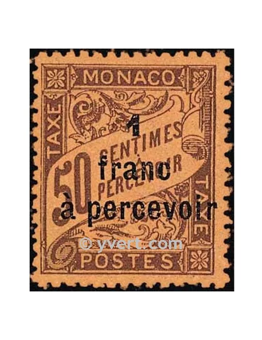 n° 17 -  Timbre Monaco Taxe
