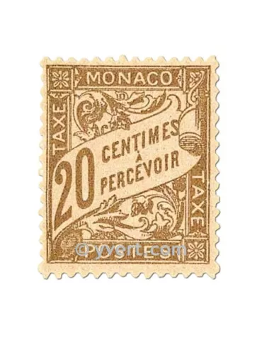 n° 18/26 -  Timbre Monaco Taxe 2